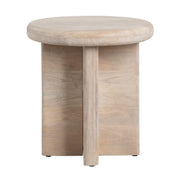 Crestview Collection Mercer Modern Mango Wood Round End Table