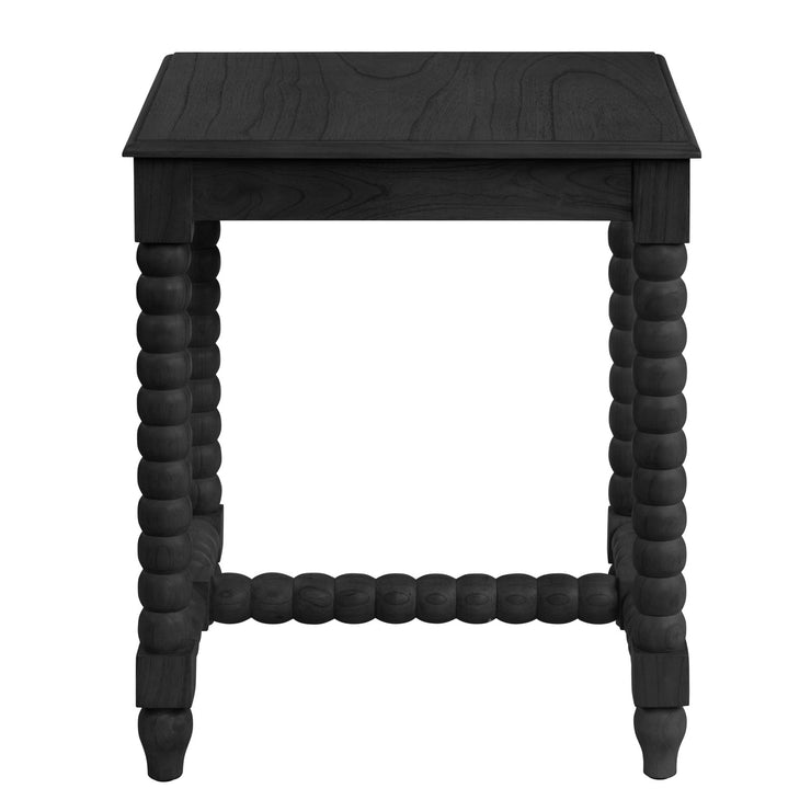 Crestview Collection Meridian Black End Table