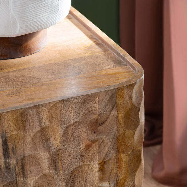 Crestview Collection Gibson Organic Modern End Table