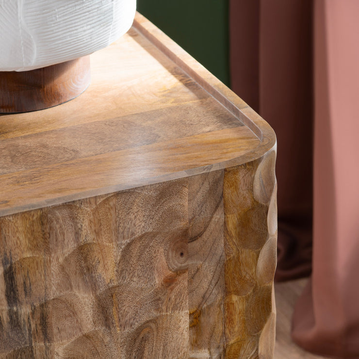 Crestview Collection Gibson Organic Modern End Table