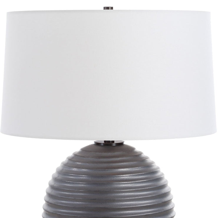 Uttermost Chelsom Satin Dark Bronze Glazed Table Lamp
