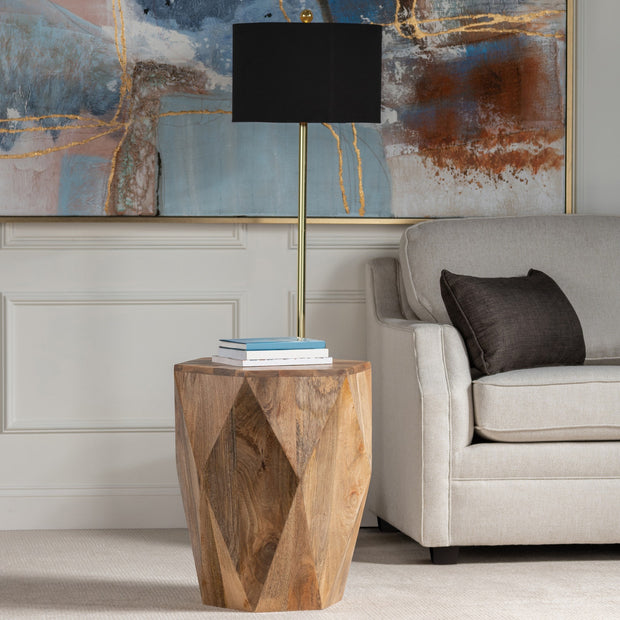 Crestview Collection Pleasant Hill Rustic Modern End Table
