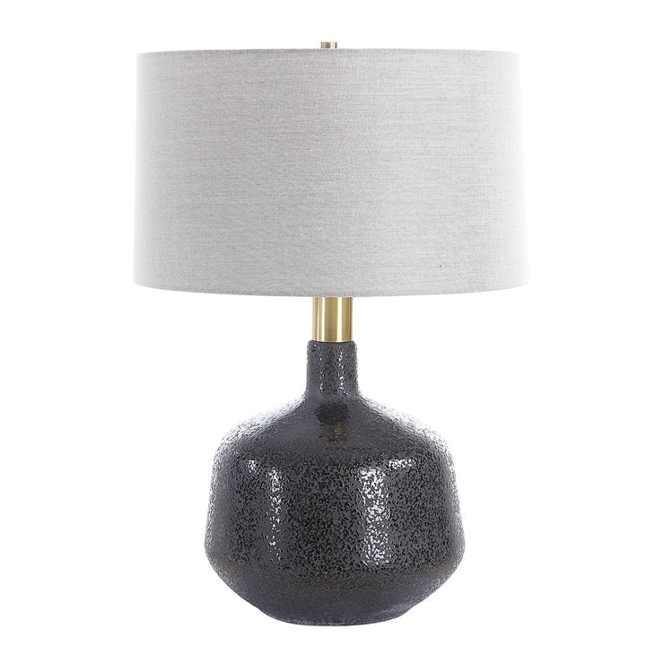 Uttermost Flanagan Matte Black Table Lamp