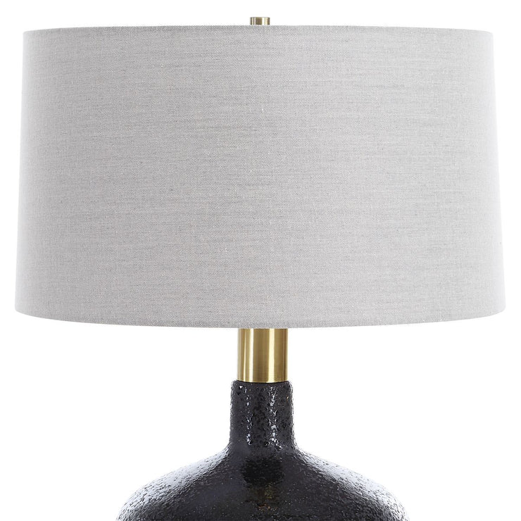 Uttermost Flanagan Matte Black Table Lamp