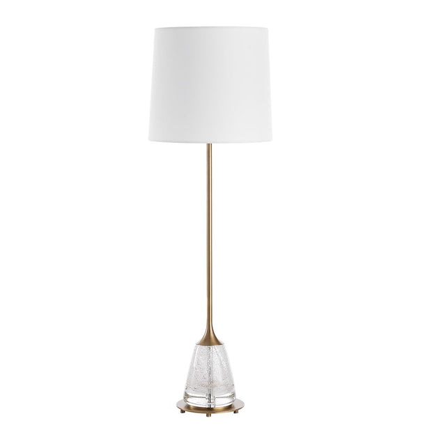 Uttermost Alistair Antique Brass with Glass Based Buffet Lamp