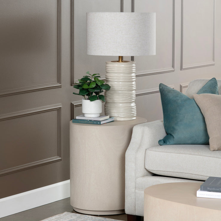 Crestview Collection Lexington Cylindrical End Table