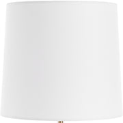 Uttermost Alistair Antique Brass with Glass Based Buffet Lamp