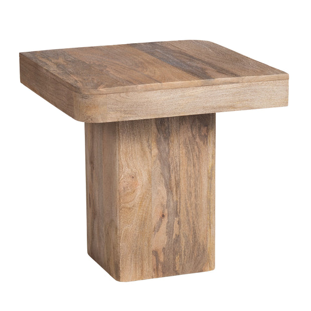 Crestview Collection Lafayette Natural Mango Wood End Table