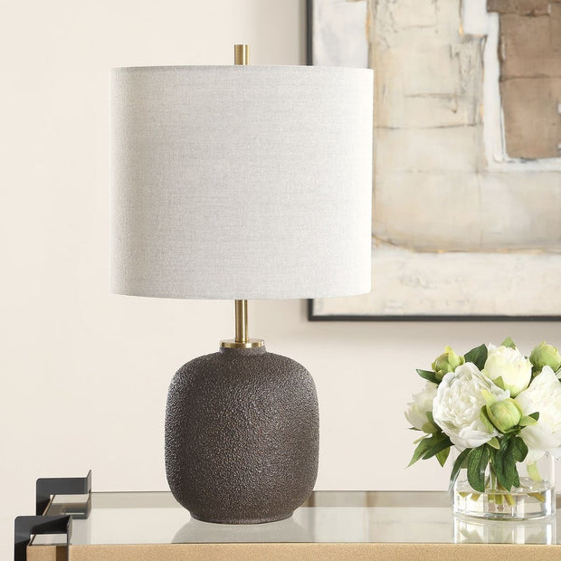 Uttermost Blacktop Warm Black Buffet Lamp
