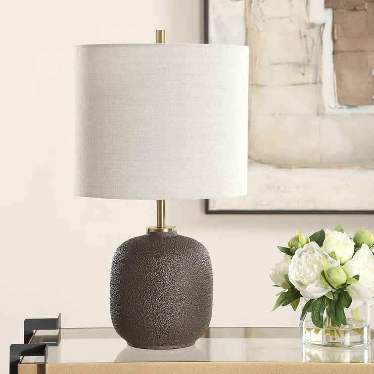 Uttermost Blacktop Warm Black Buffet Lamp