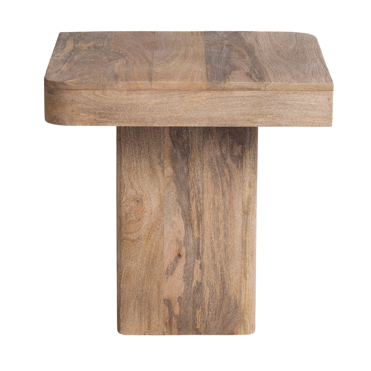 Crestview Collection Lafayette Natural Mango Wood End Table