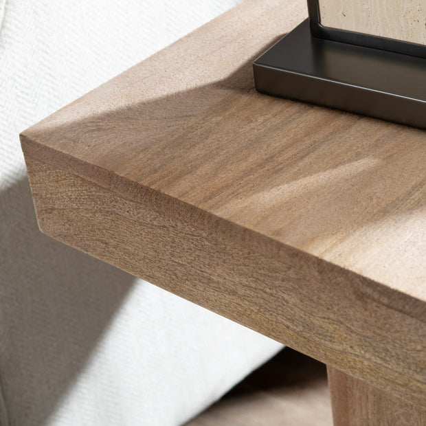Crestview Collection Lafayette Natural Mango Wood End Table