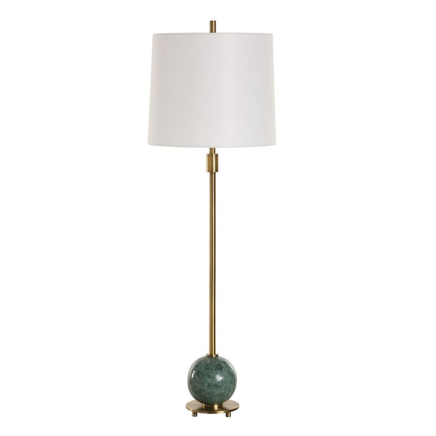 Uttermost Bledel Dark Green Marble Buffet Lamp
