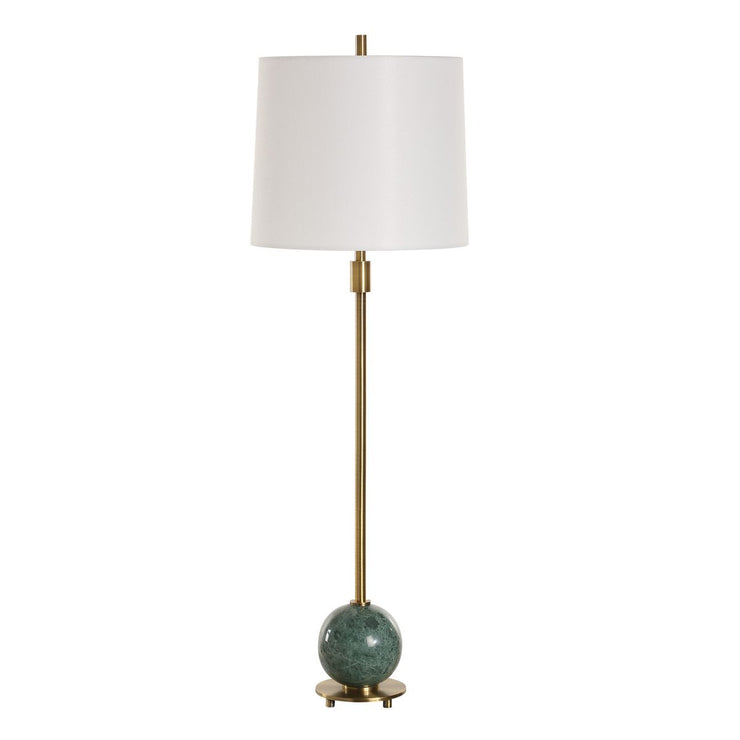 Uttermost Bledel Dark Green Marble Buffet Lamp