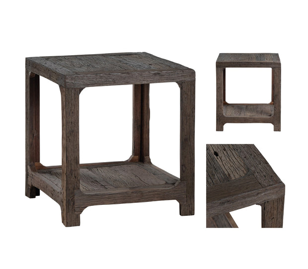 Crestview Collection Hickory Ridge Rustic Modern End Table