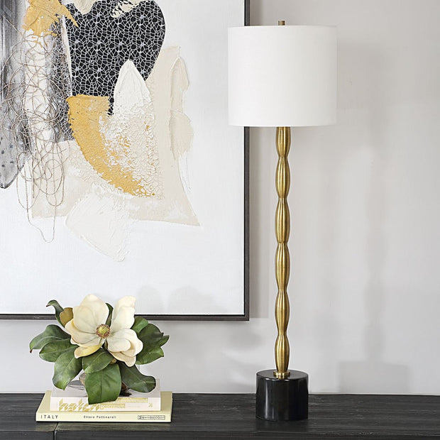 Uttermost Ezra Antique Brass Buffet Lamp