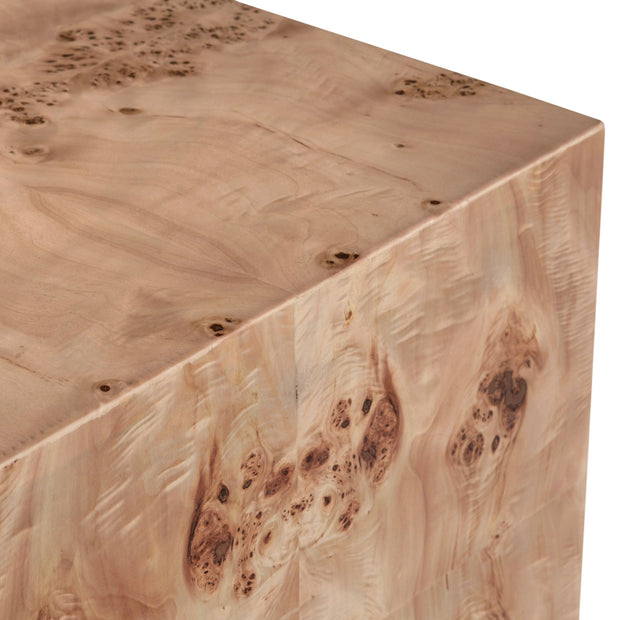 Crestview Collection Sutherland Burl Wood End Table