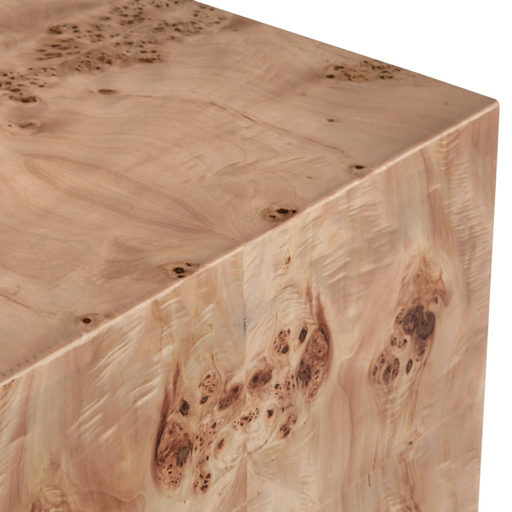 Crestview Collection Sutherland Burl Wood End Table