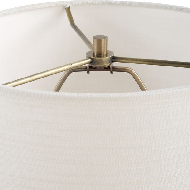 Uttermost Britwell Dark Brown Marble Buffet Lamp