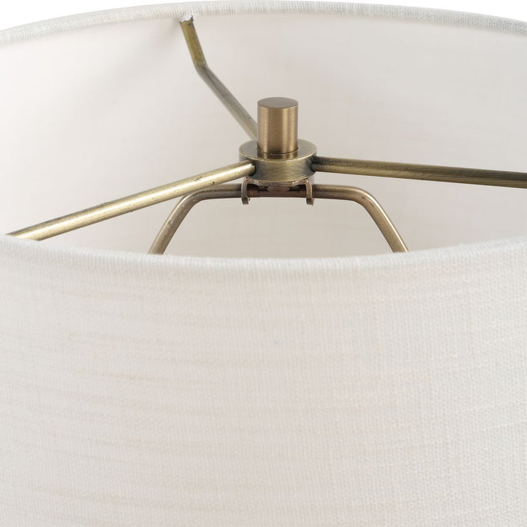Uttermost Britwell Dark Brown Marble Buffet Lamp