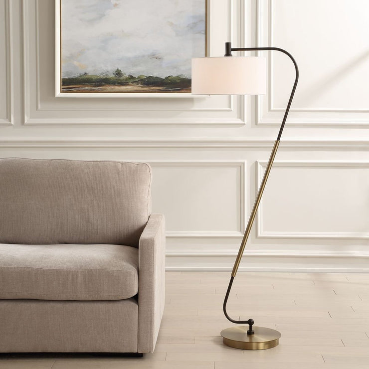 Uttermost Irwin Dark Bronze Floor Lamp