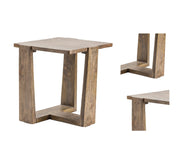 Crestview Collection Janoski Transitional Modern Wood End Table