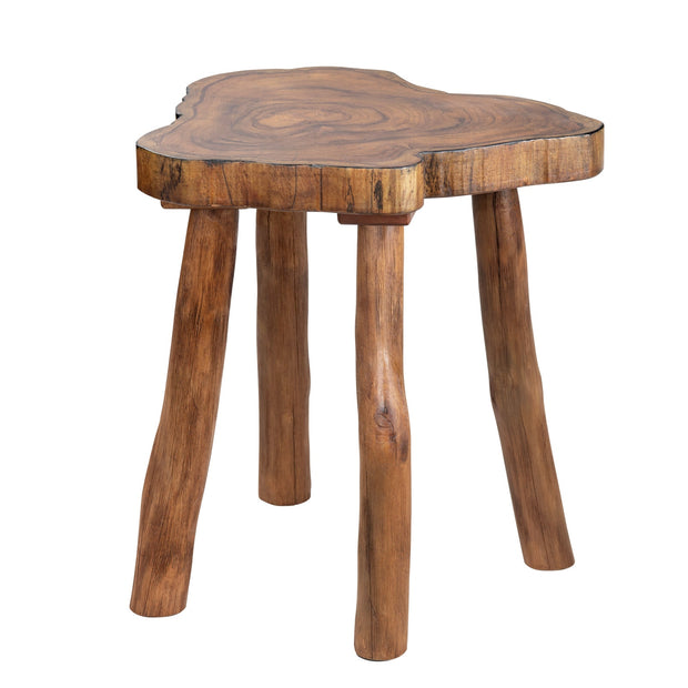 Crestview Collection Woodland Live Edge Wood End Table