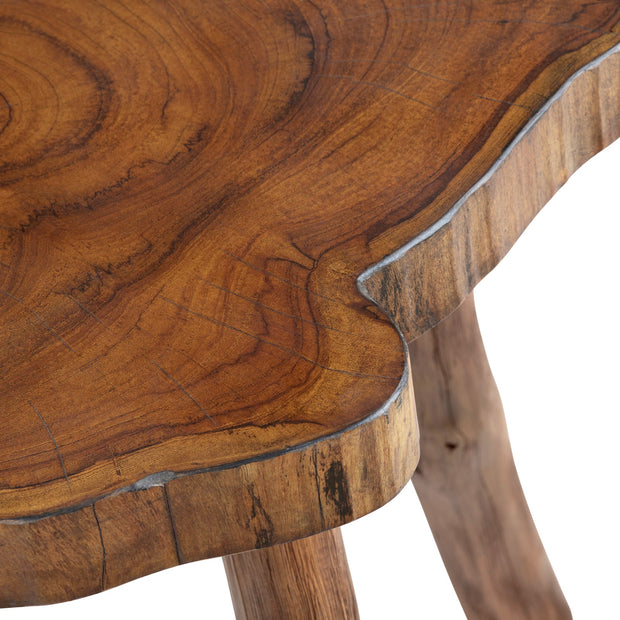 Crestview Collection Woodland Live Edge Wood End Table