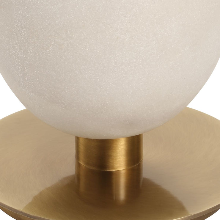 Uttermost Dewdrop Ivory Man- Made Stone Floor Lamp