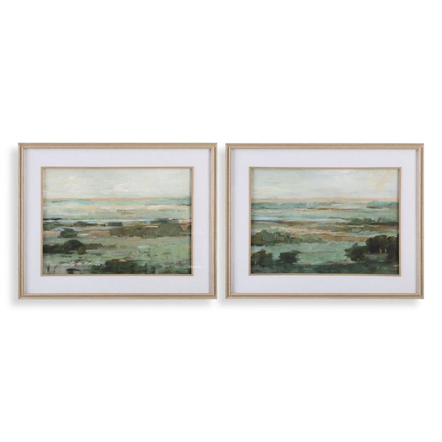 Uttermost Warm Valley Framed Prints Set Of 2