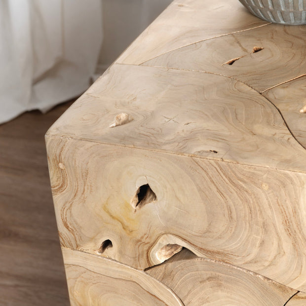 Crestview Collection Jackson Organic Modern Wood End Table