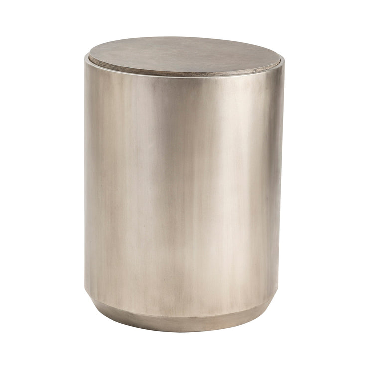 Crestview Collection Trenton Gunmetal Round End Table