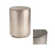 Crestview Collection Trenton Gunmetal Round End Table