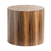 Crestview Collection Limba Organic Modern Round End Table