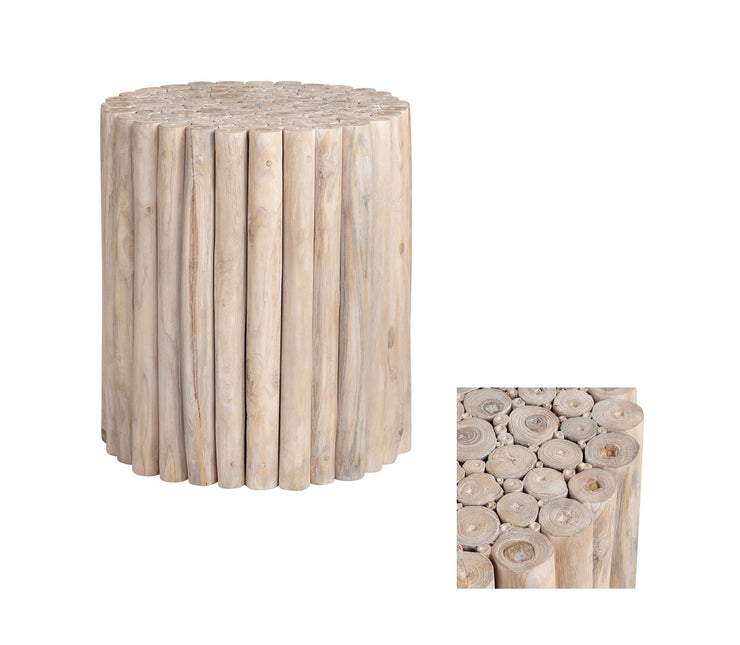 Crestview Collection Gathering Organic Modern End Table
