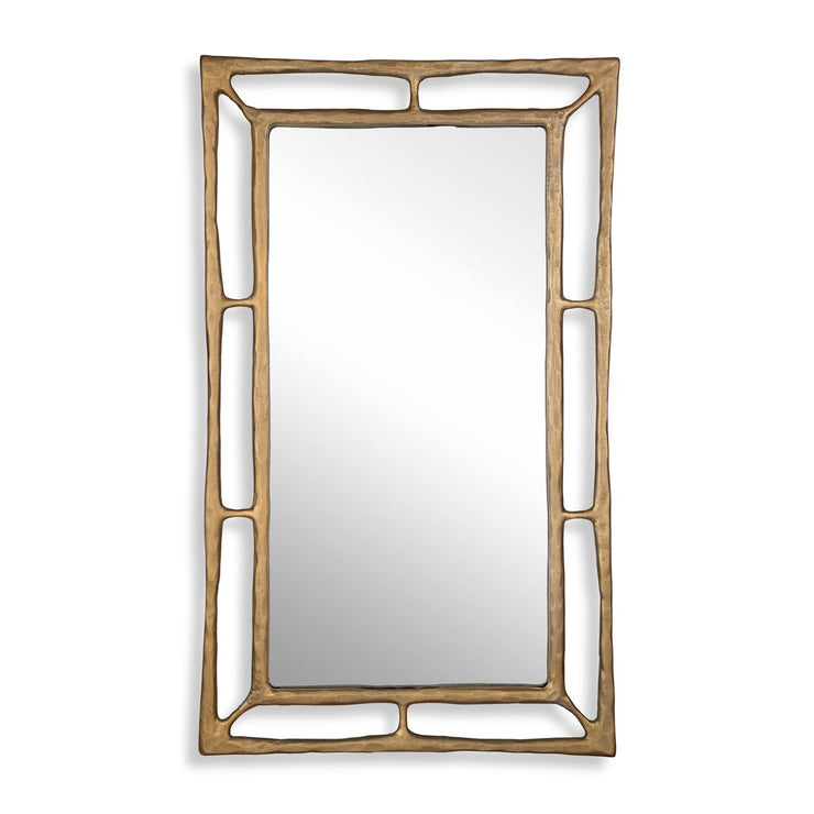 Uttermost Felix Antiqued Brass Rectangle Mirror