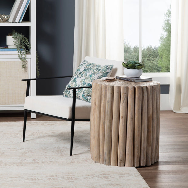 Crestview Collection Gathering Organic Modern End Table