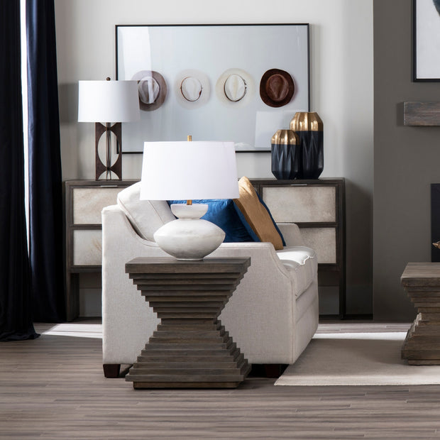 Crestview Collection Highland Park Organic  Modern End Table