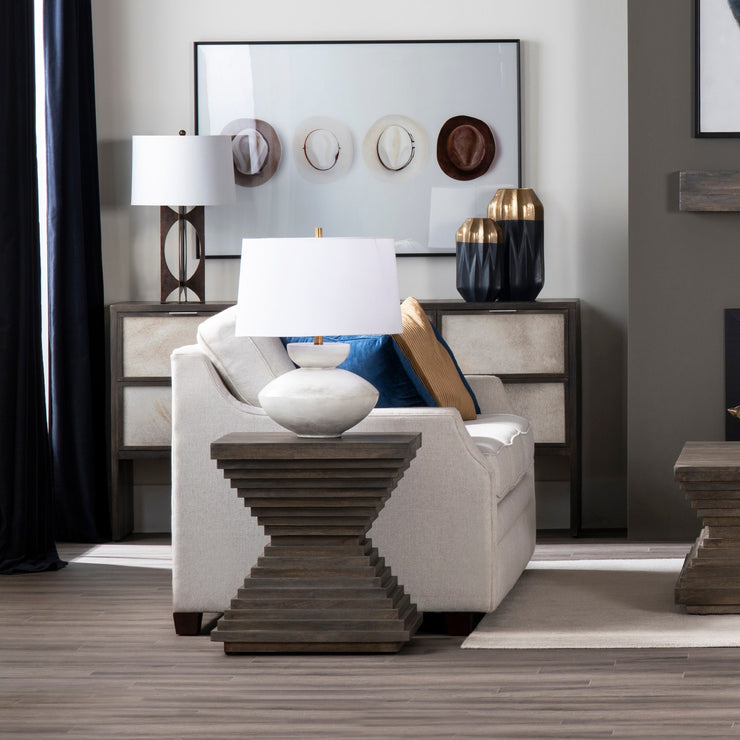 Crestview Collection Highland Park Organic  Modern End Table
