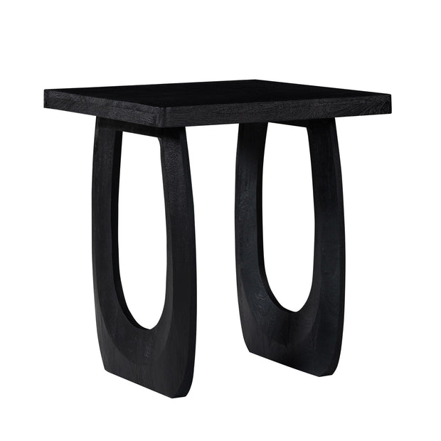 Crestview Collection Lennox Black End Table