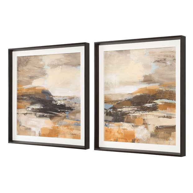 Uttermost Cinnamon Shore Framed Prints Set Of Two