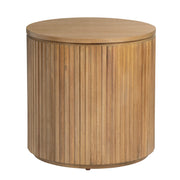Crestview Collection Emery Organic Modern Round End Table
