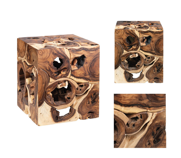 Crestview Collection Borneo Suar Wood End Table