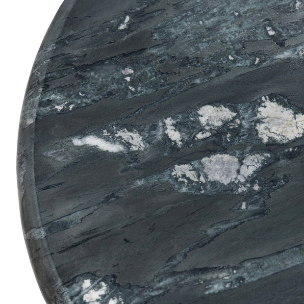 Crestview Collection Noir Marble Round End Table