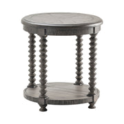 Crestview Collection Charleston Turned Leg Round  End Table
