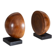 Uttermost Teak And Noir Set Of Two Bookends