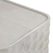 Crestview Collection Gibson White Modern End Table
