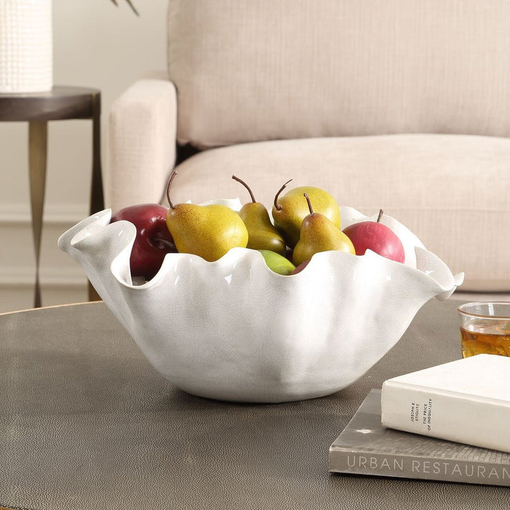 Uttermost Ruffle Bloom Bowl