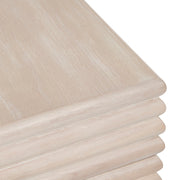 Crestview Collection Piper Fluted Wood End Table