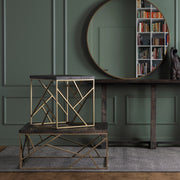 Crestview Collection Wyndham Modern Iron Square End Table